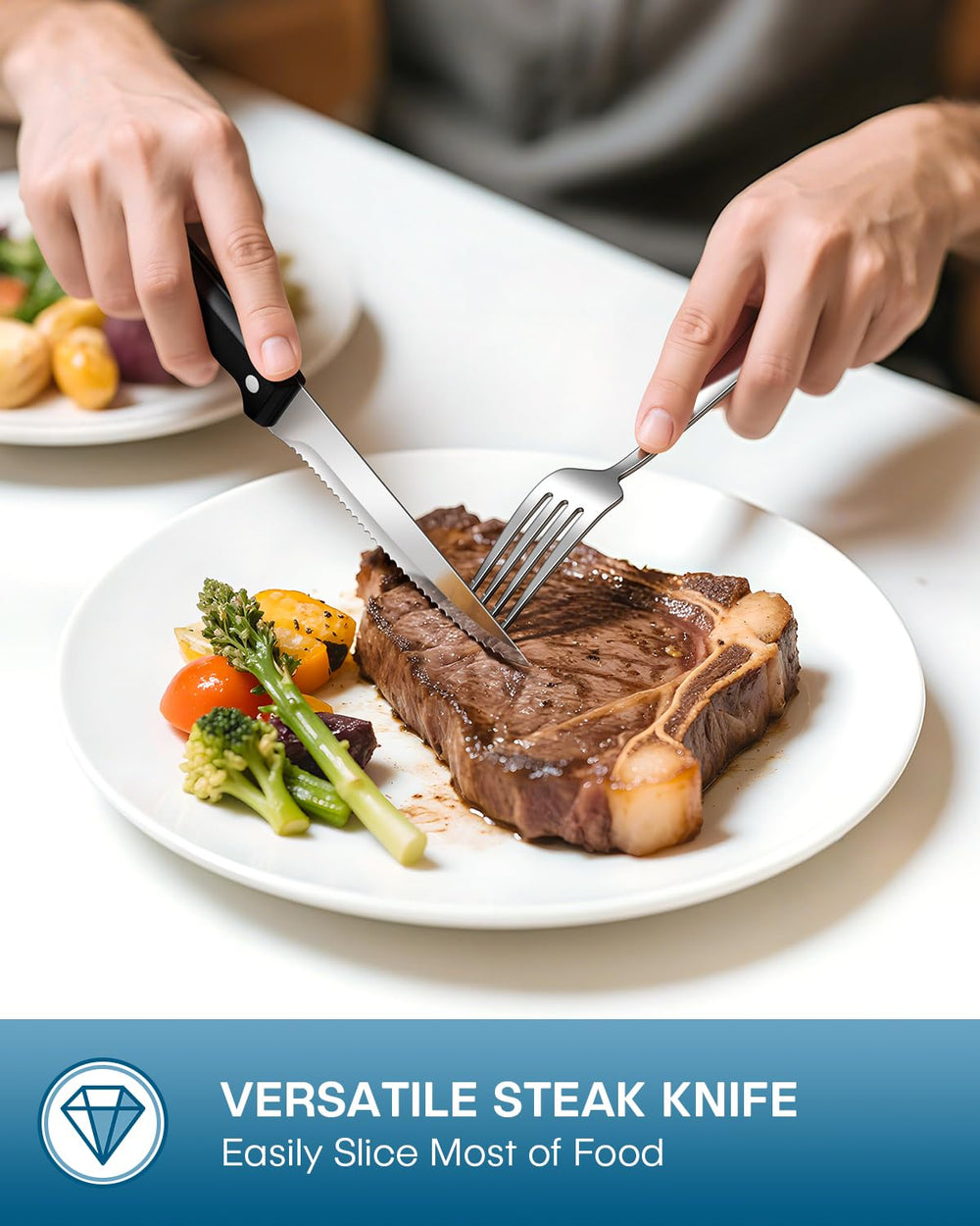 Stapava dinner spoons: balanced weight for comfortable scooping.