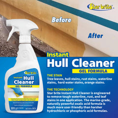 STAR BRITE Hull Cleaner uses safer oxalic acid base for marine cleaning