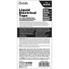 STAR BRITE Liquid Electrical Tape forms a waterproof coating on cables and splices.