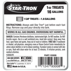 STAR BRITE Star Tron bottle pouring into a fuel can for easy application.