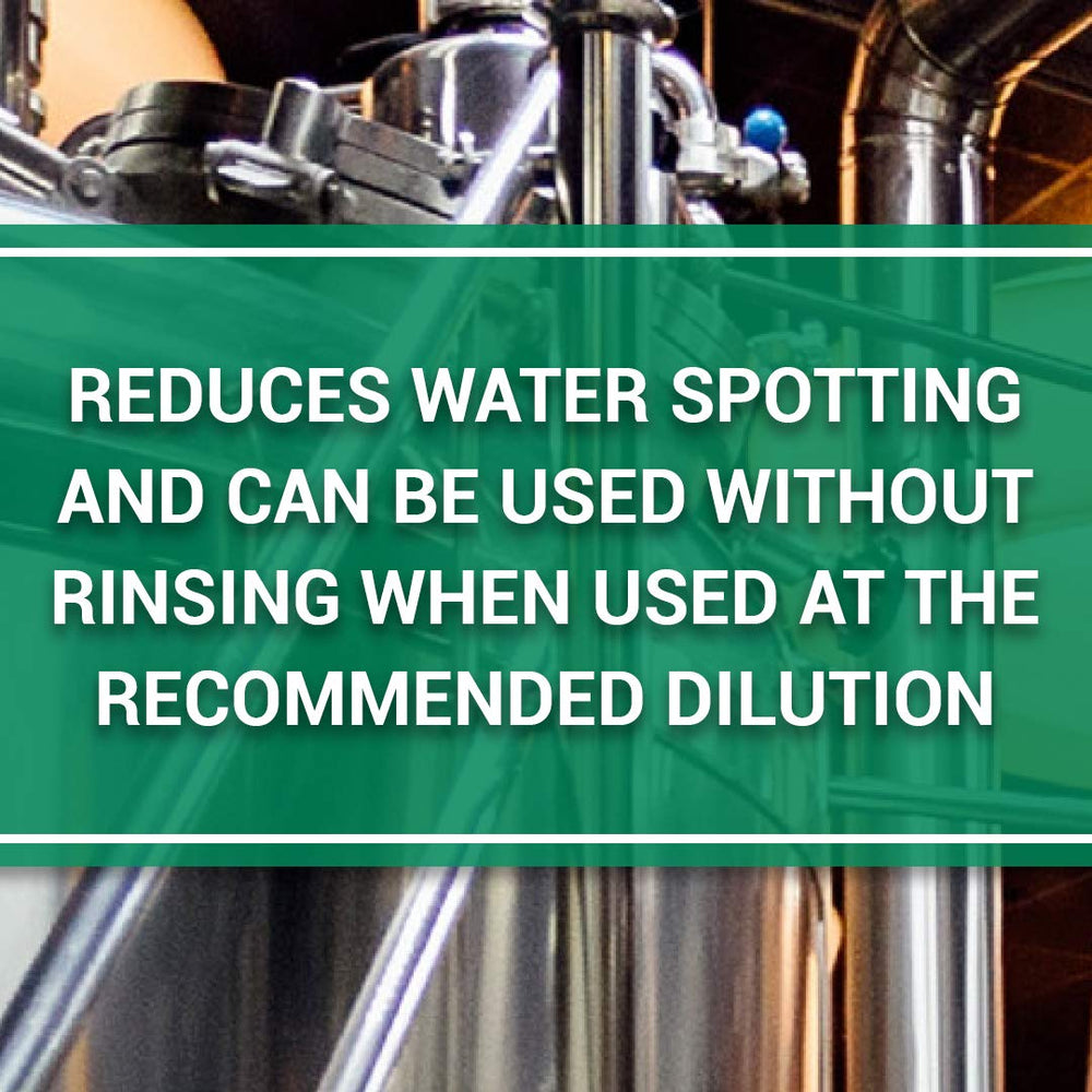 STAR SAN odorless formula appears clear, suited for sensitive brewing environments.