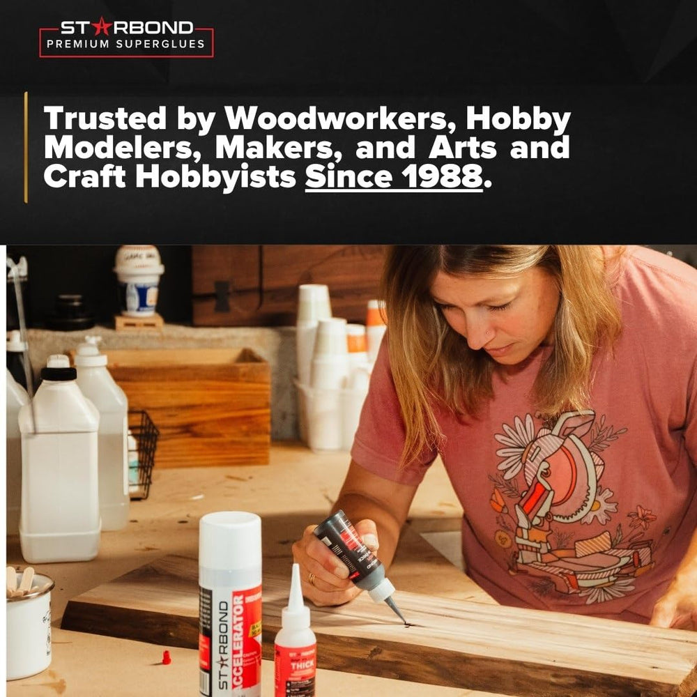 STARBOND bundle packaging close-up showing value for woodworkers and hobbyists.