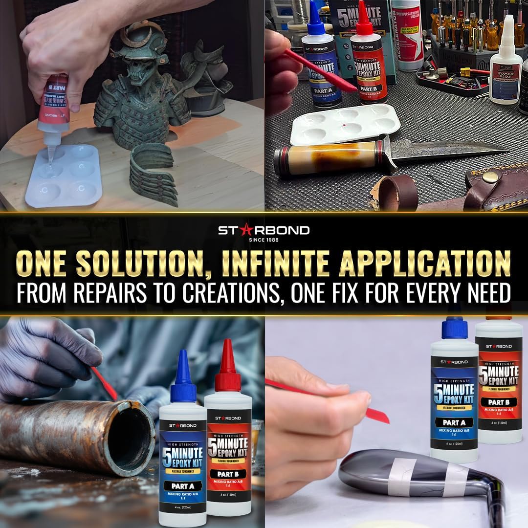 Starbond pro kit application tools help precise, tidy repairs.