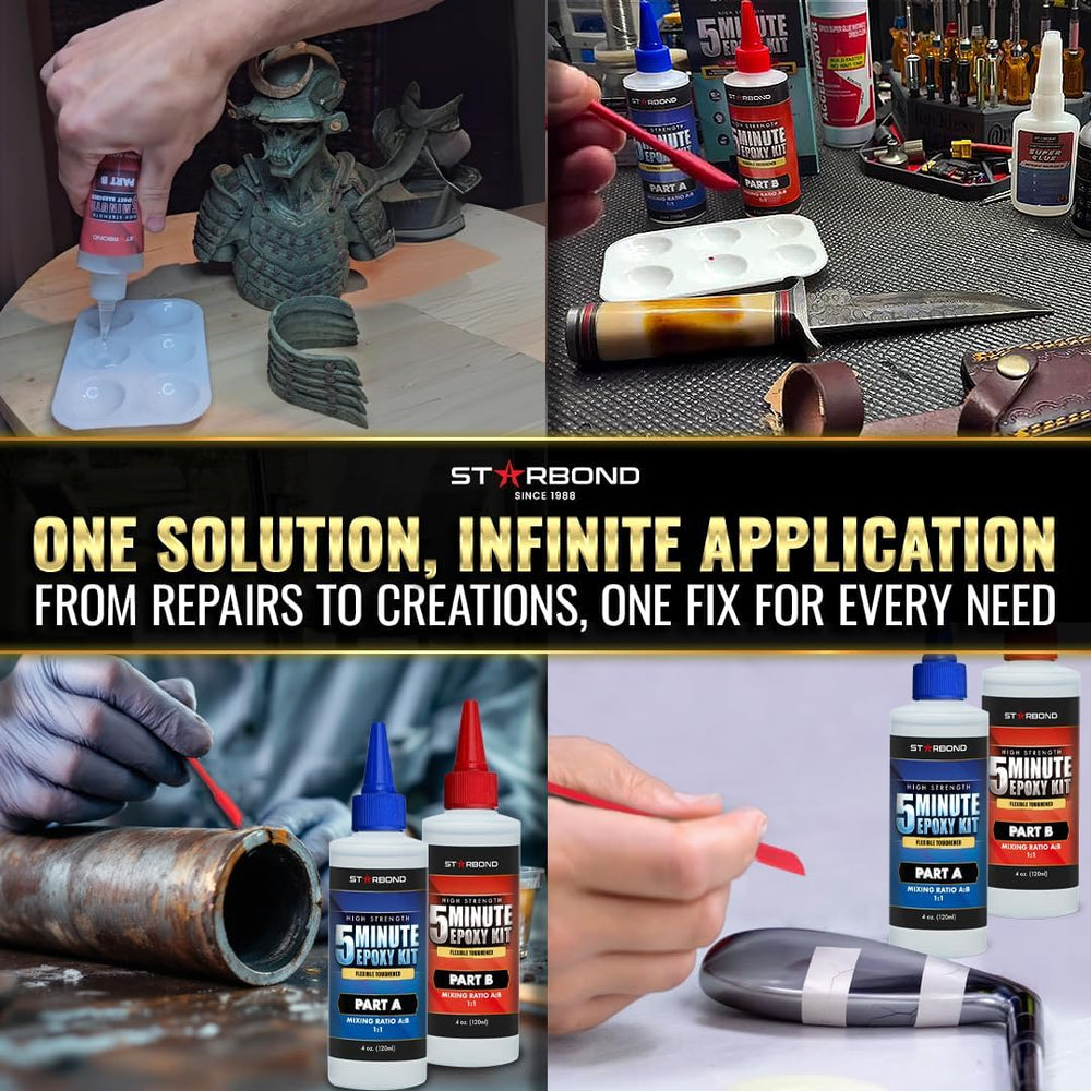Starbond pro kit application tools help precise, tidy repairs.