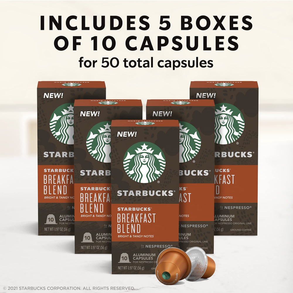 Starbucks Breakfast Blend citrusy notes brighten your cup and morning routine.