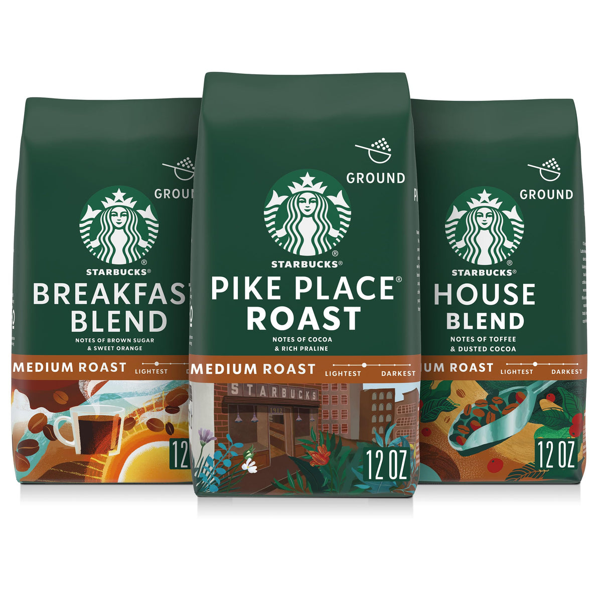 Starbucks Breakfast Blend cup, smooth morning ritual with brown sugar and citrus notes.