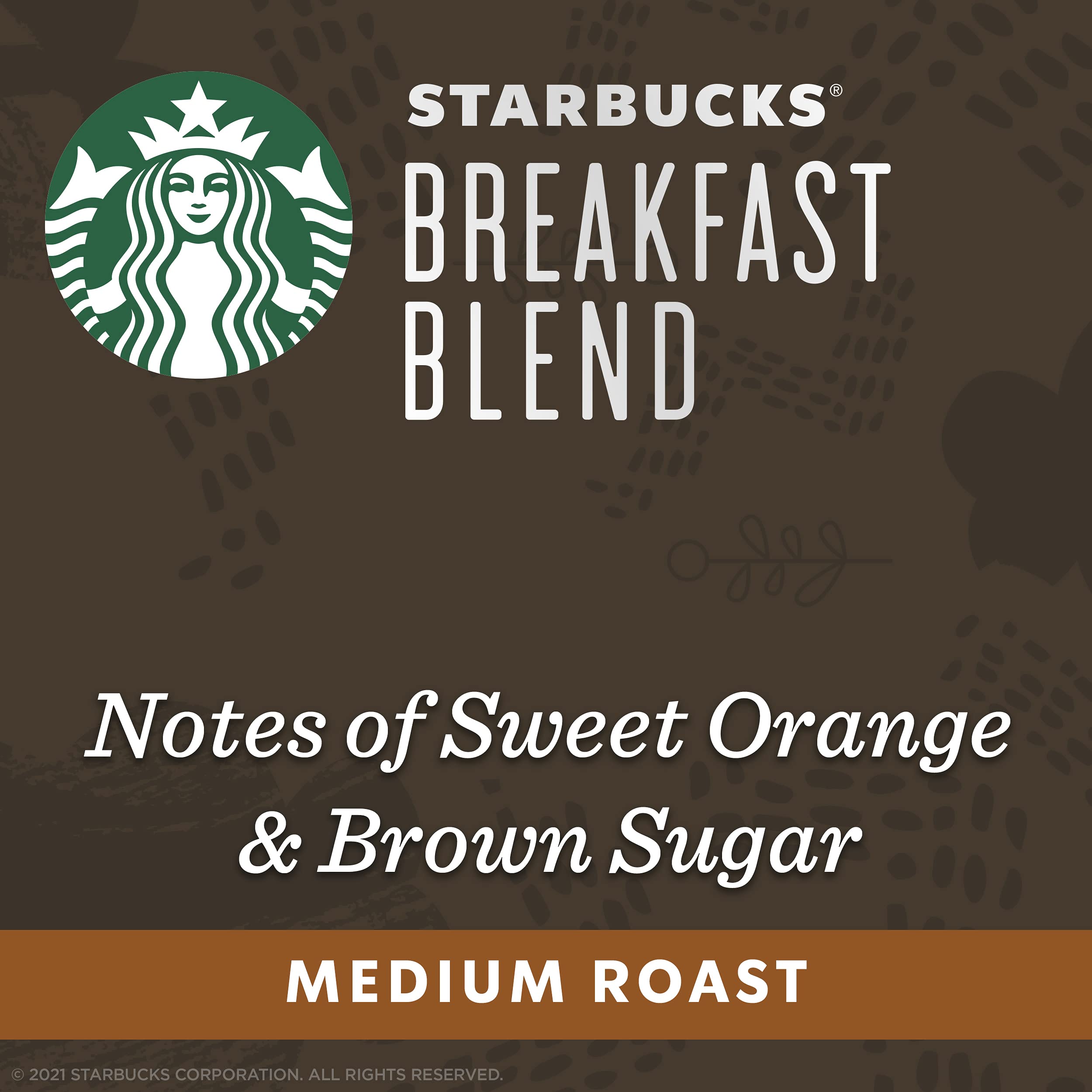 Starbucks Breakfast Blend capsules compatible with Nespresso Original Line machines for quick mornings.