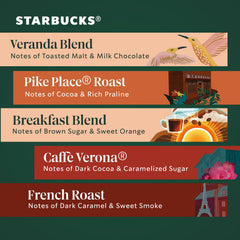 Starbucks Caffè Verona pod, rich velvety cocoa profile.