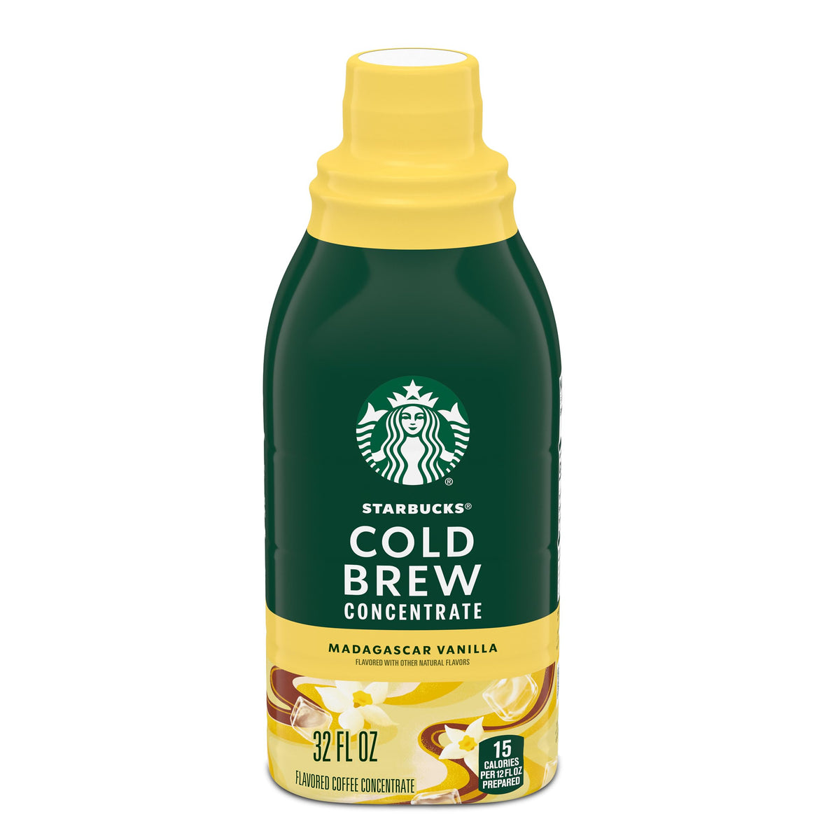 Starbucks Madagascar Vanilla concentrate bottle for easy at-home iced coffee