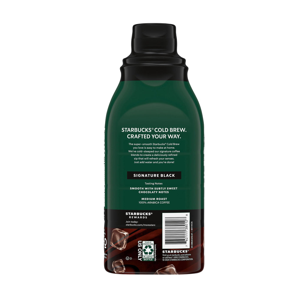 A ready-to-drink iced coffee made with Starbucks Signature Black concentrate.