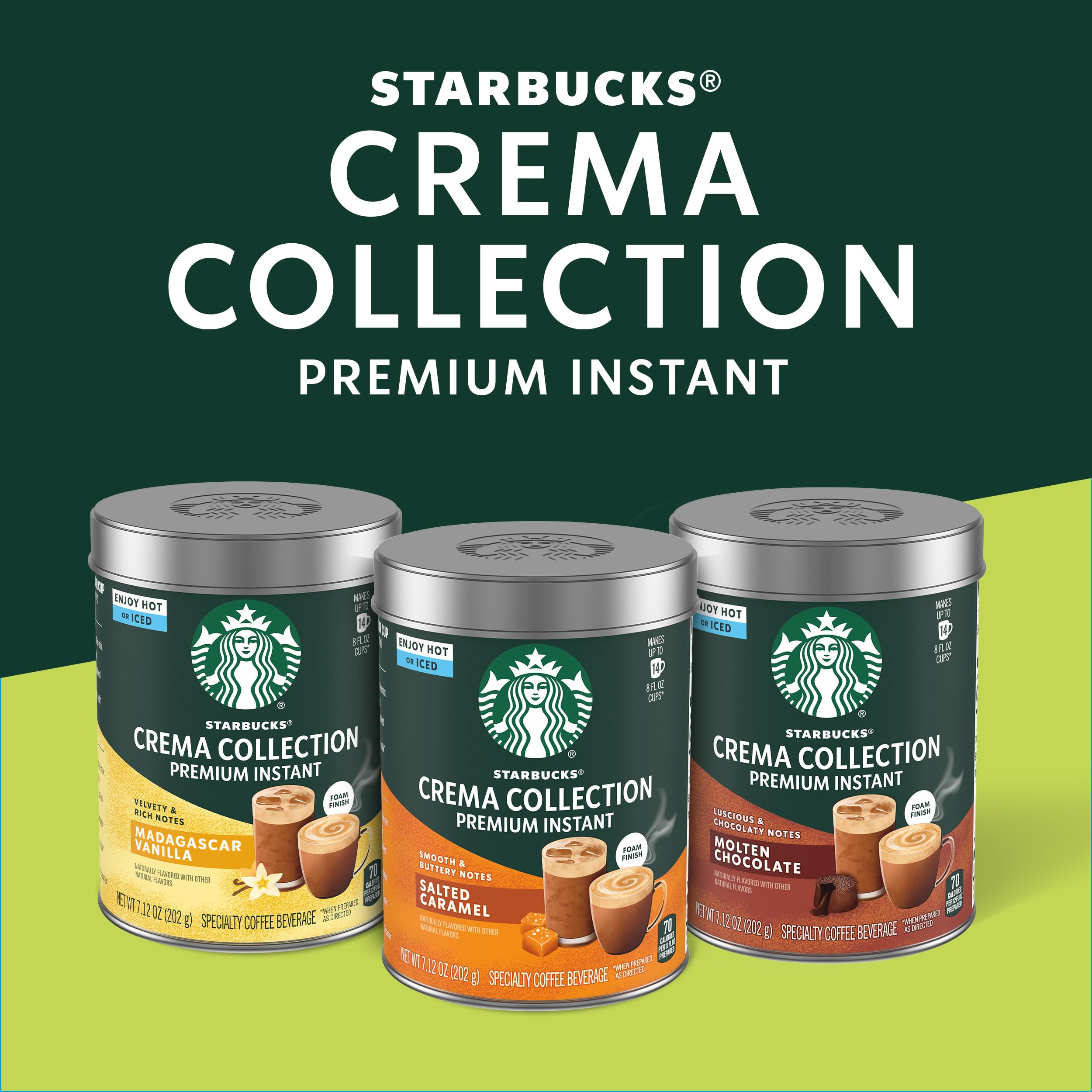 Starbucks Crema Molten Chocolate cup showing silky foam and aroma.
