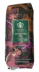 Starbucks Decaf Espresso whole bean 16oz pack, rich aroma for everyday coffee