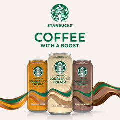 12-pack of Starbucks Doubleshot Energy Drink Caramel for on-the-go refreshment