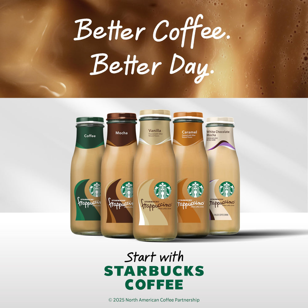 Glass of Starbucks Frappuccino Lite Vanilla Gelato ready to enjoy.