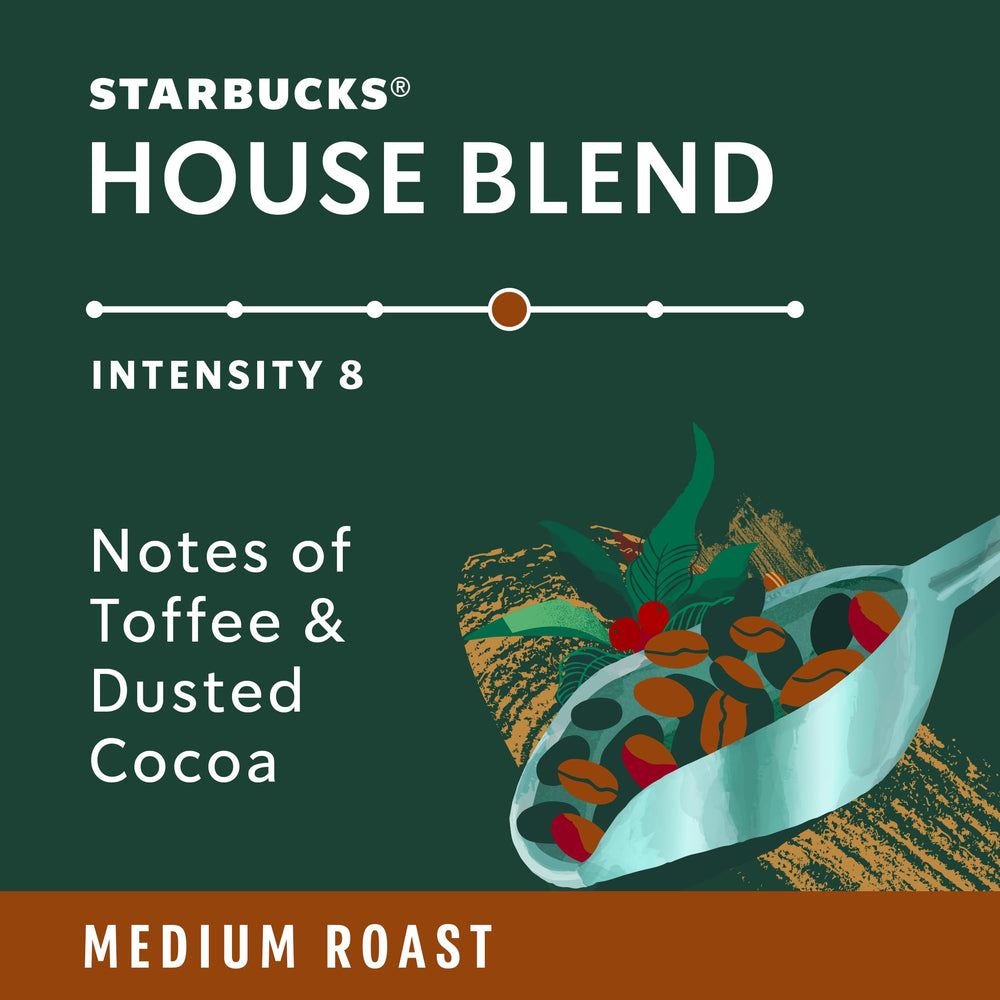 Aroma rising from a cup of Starbucks House Blend espresso