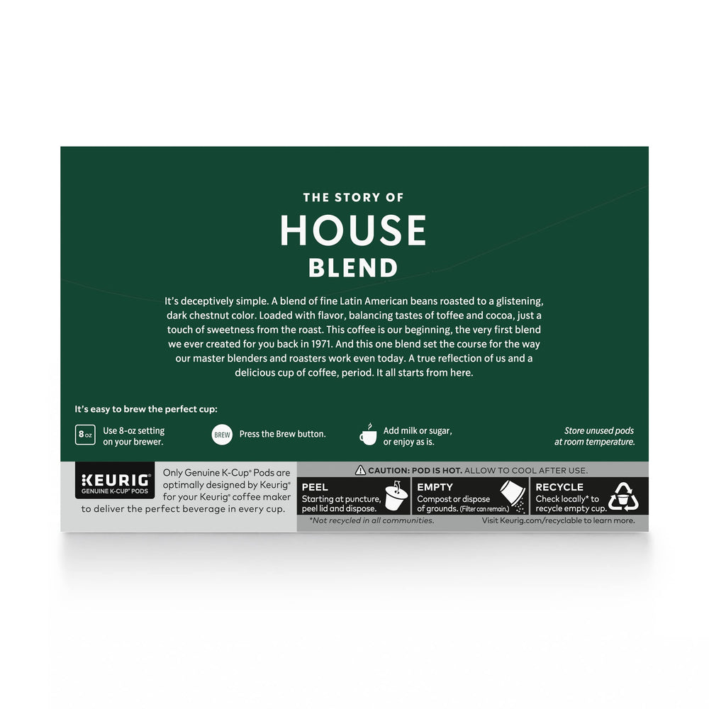 Starbucks House Blend morning routine with comforting cup.