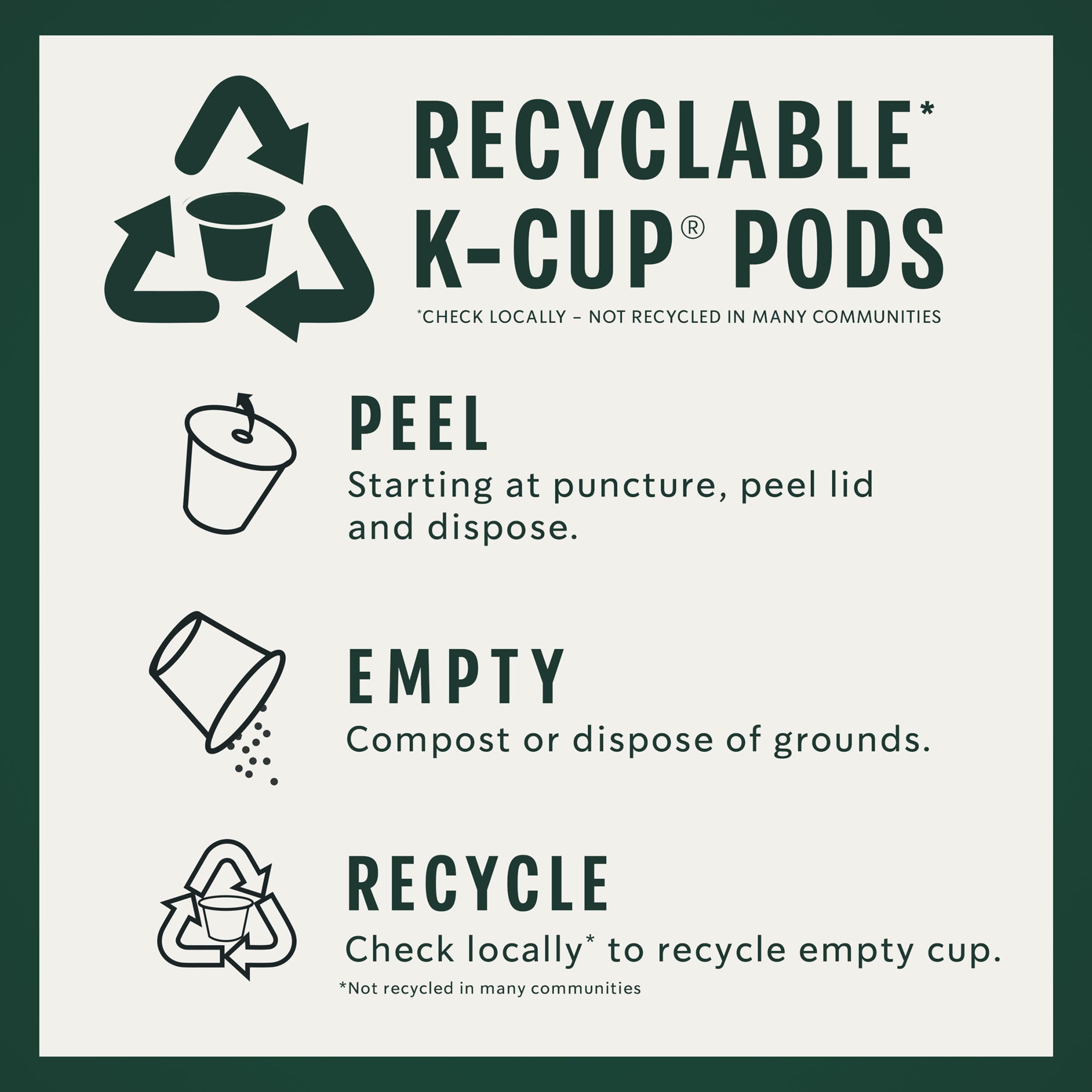 Starbucks K-Cup pods compatible with Keurig brewers for easy at-home enjoyment.