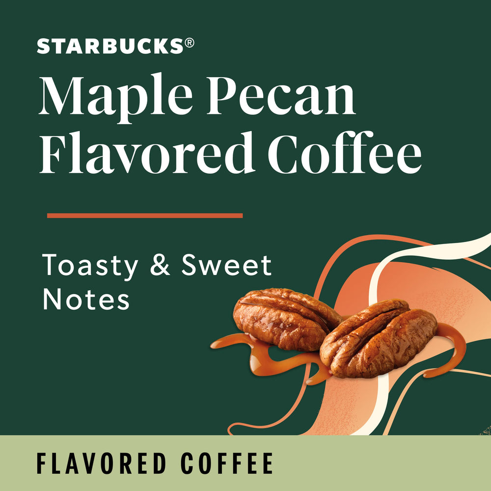 Starbucks Maple Pecan light roast delivers delicate, smooth flavor.