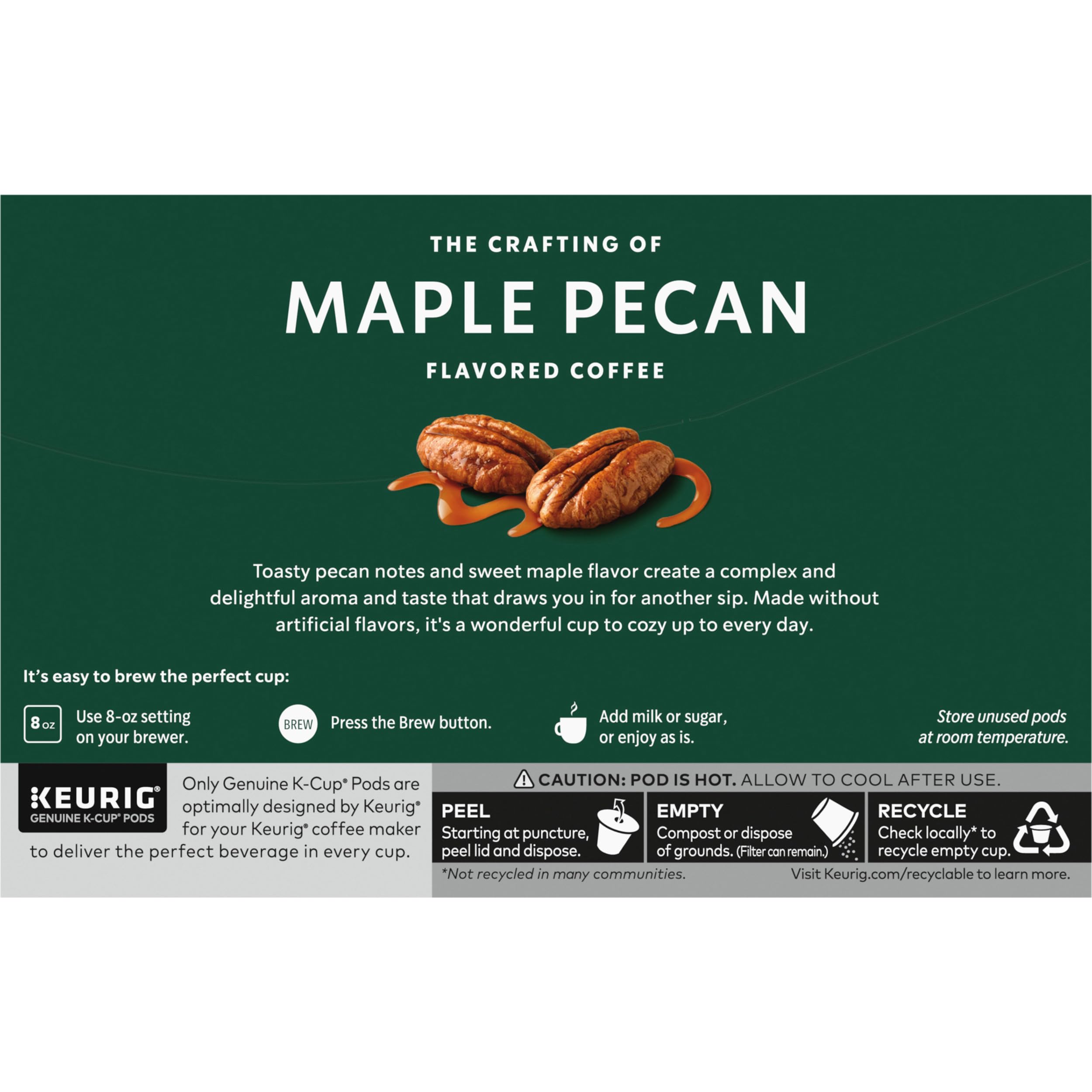Starbucks Maple Pecan flavor notes invite cozy, versatile tasting.