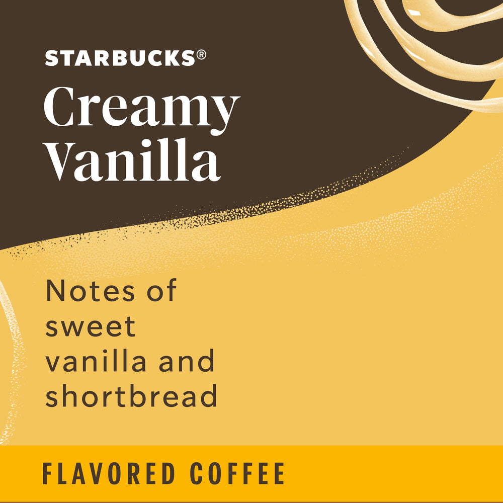 Starbucks Nespresso Original Line vanilla capsules provide consistent flavor and a sweet aroma.