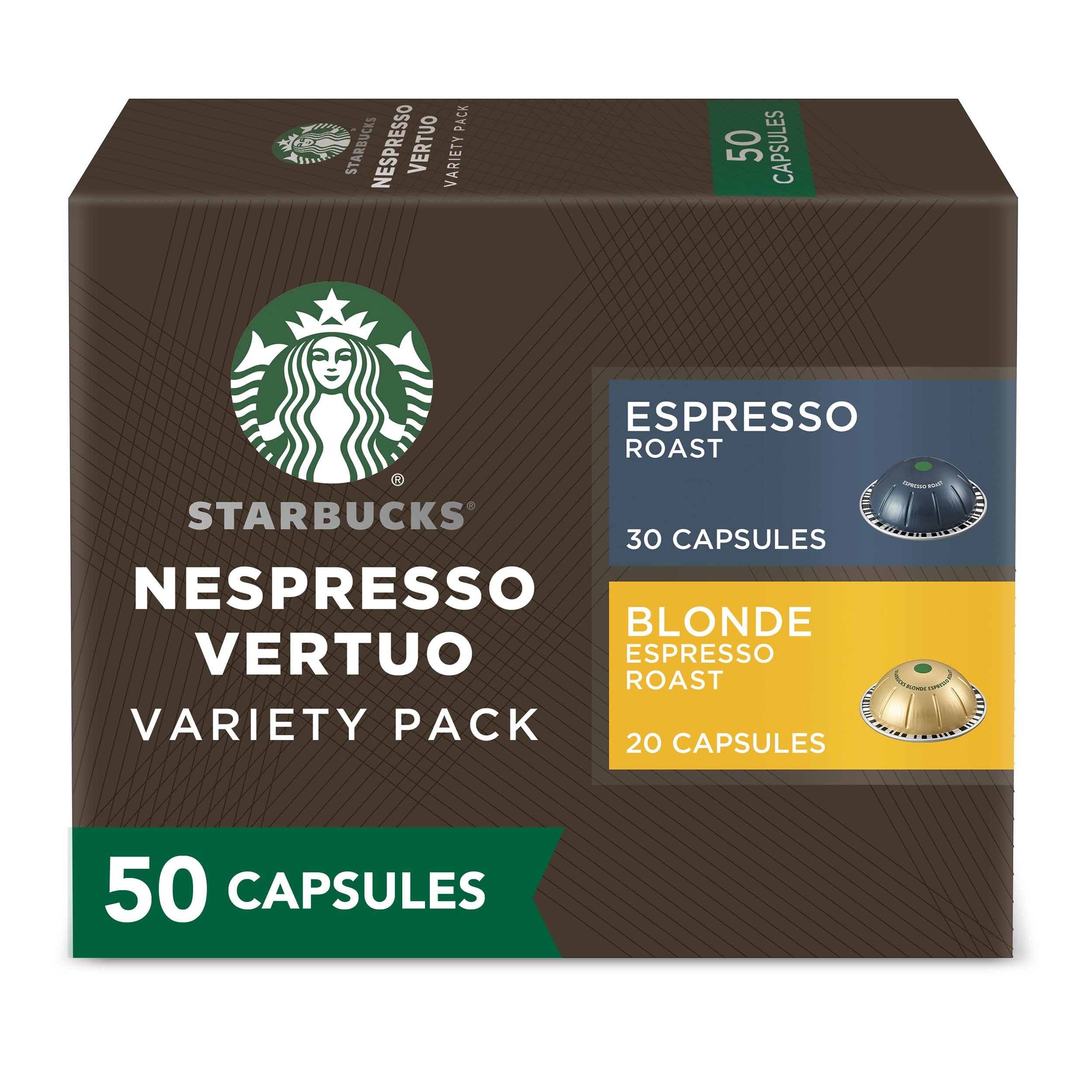 Starbucks by Nespresso Vertuo Blonde Espresso Roast pods for a smooth morning espresso
