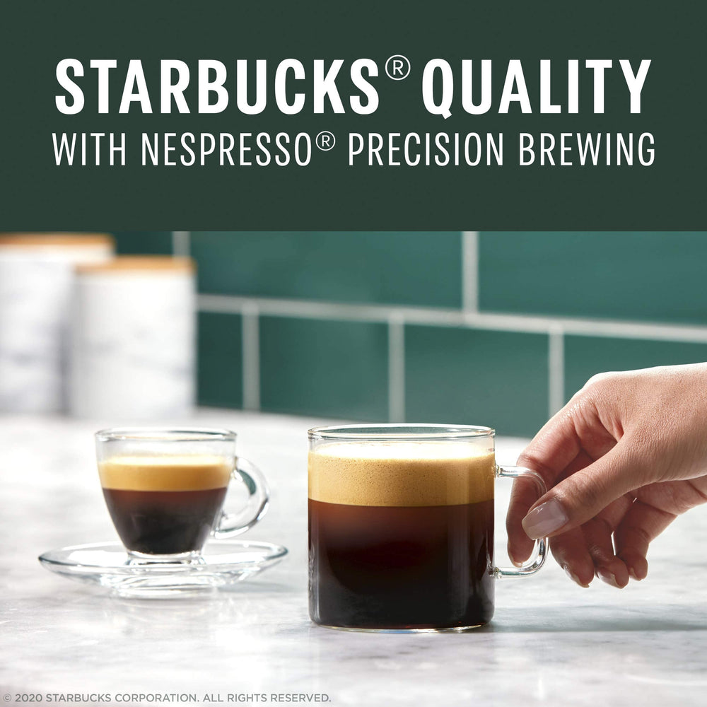 Starbucks by Nespresso Vertuo variety pack on kitchen counter setup
