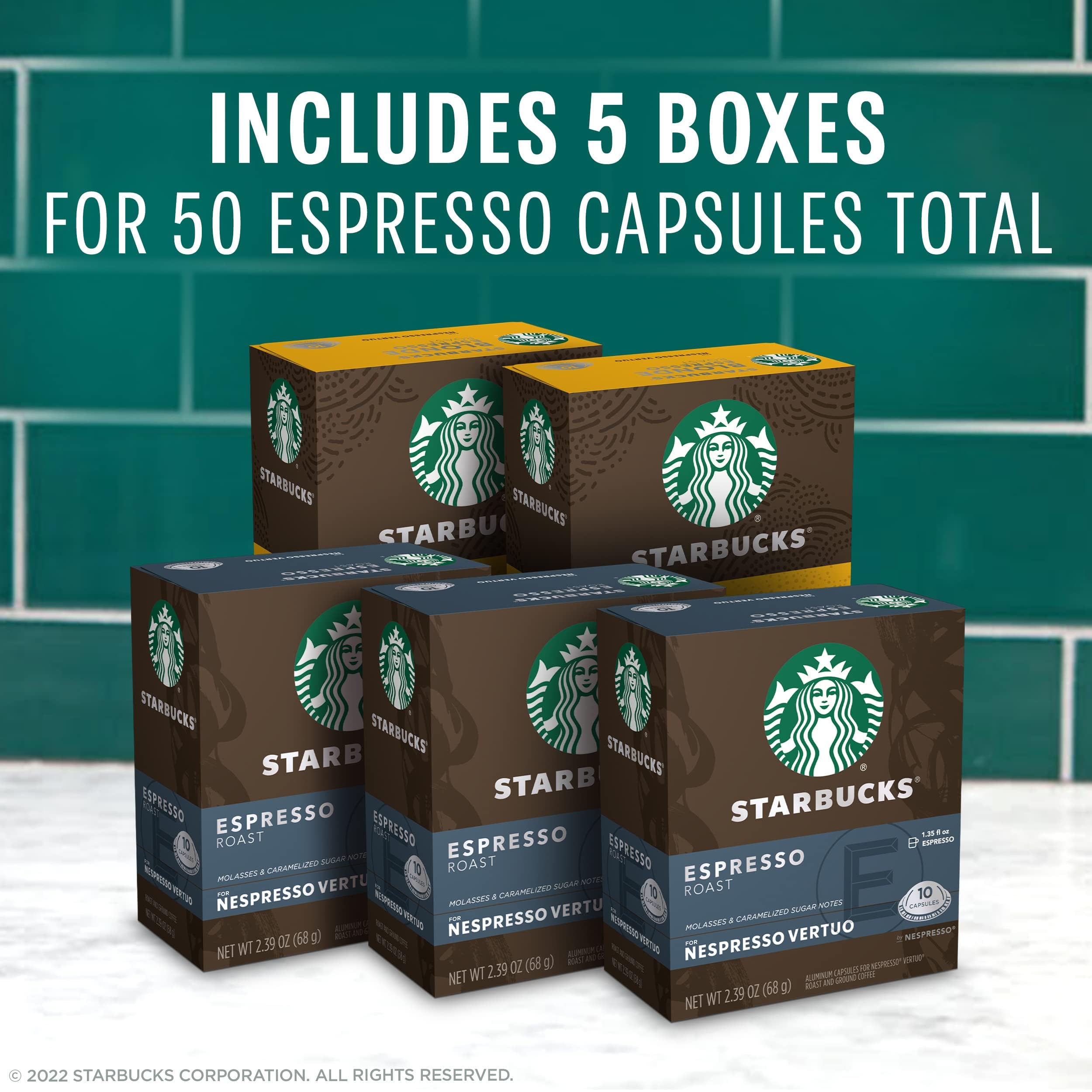 Starbucks by Nespresso Vertuo Variety Pack front view for convenient choice