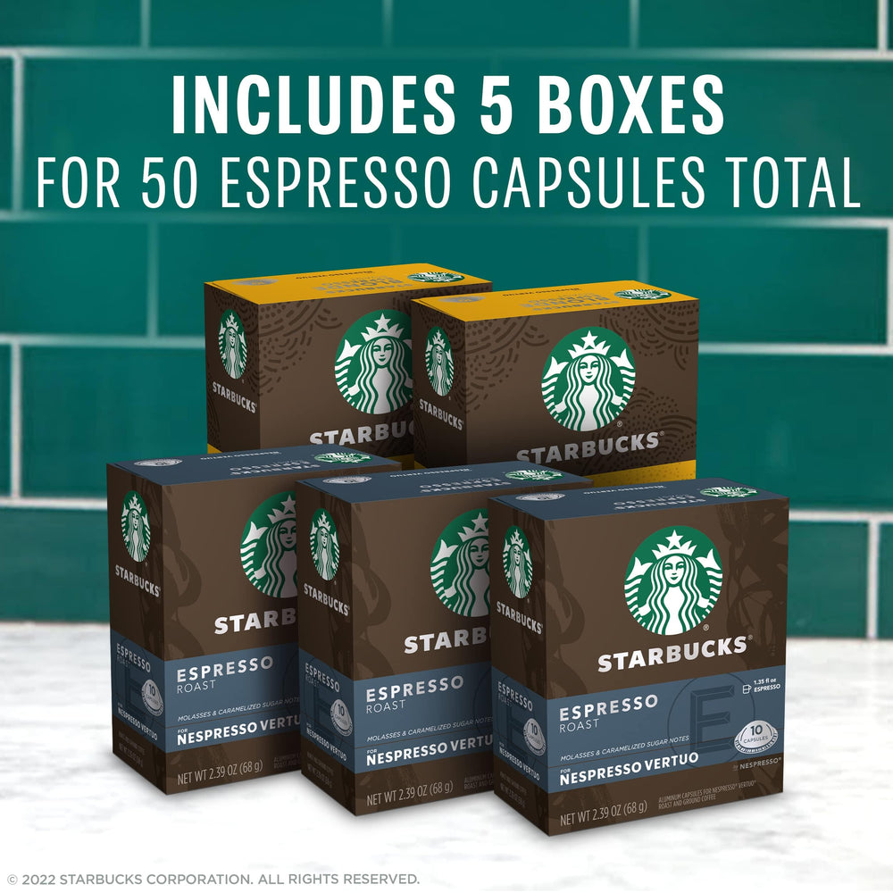 Starbucks by Nespresso Vertuo Variety Pack front view for convenient choice