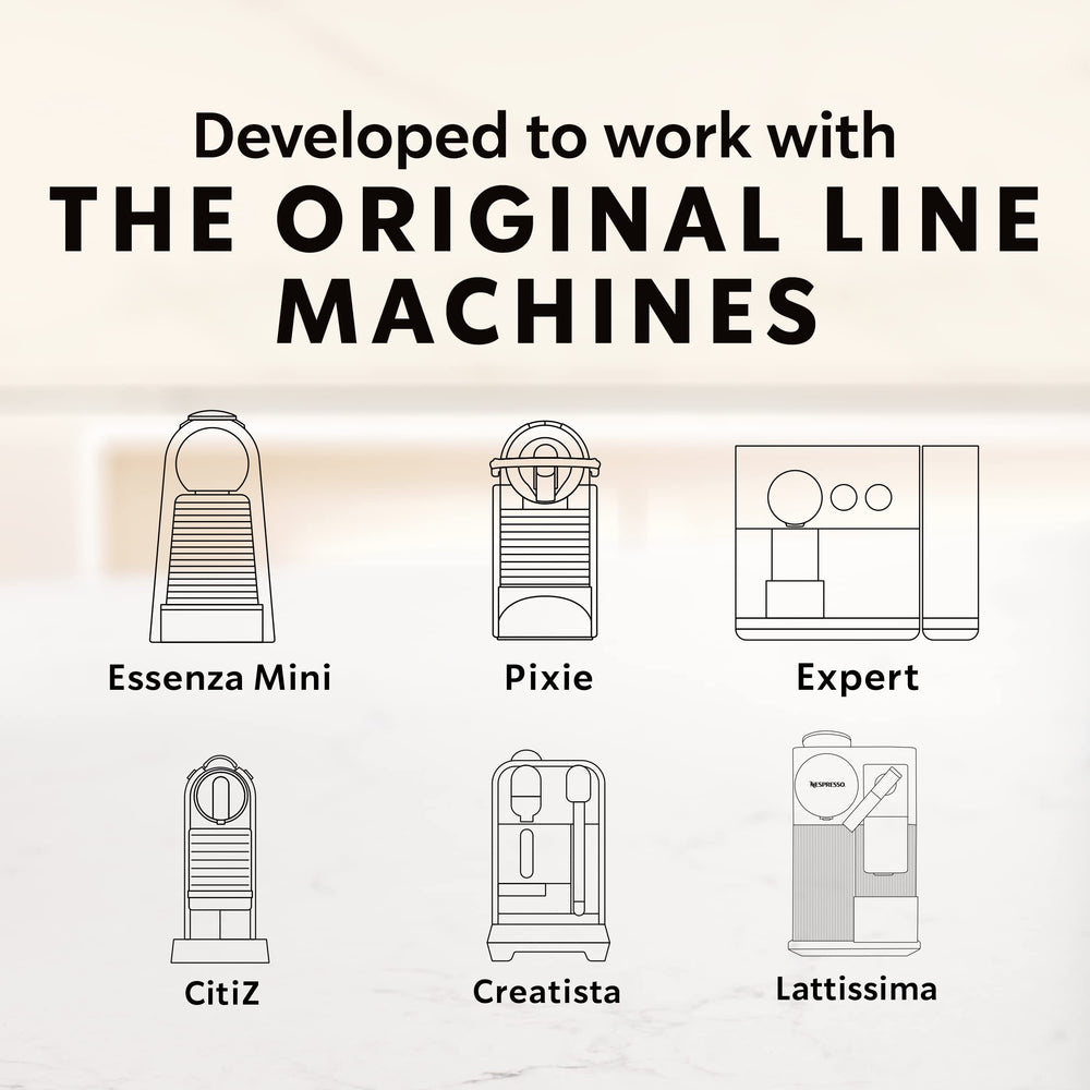 Starbucks Original Line compatibility capsules suit multiple Nespresso models and routines.