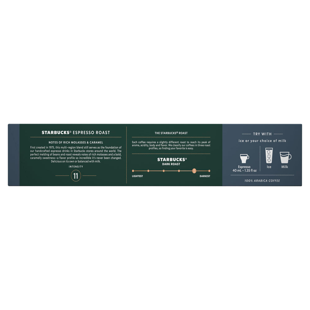 Starbucks pods designed for Nespresso VertuoLine brewers ensuring consistent results.