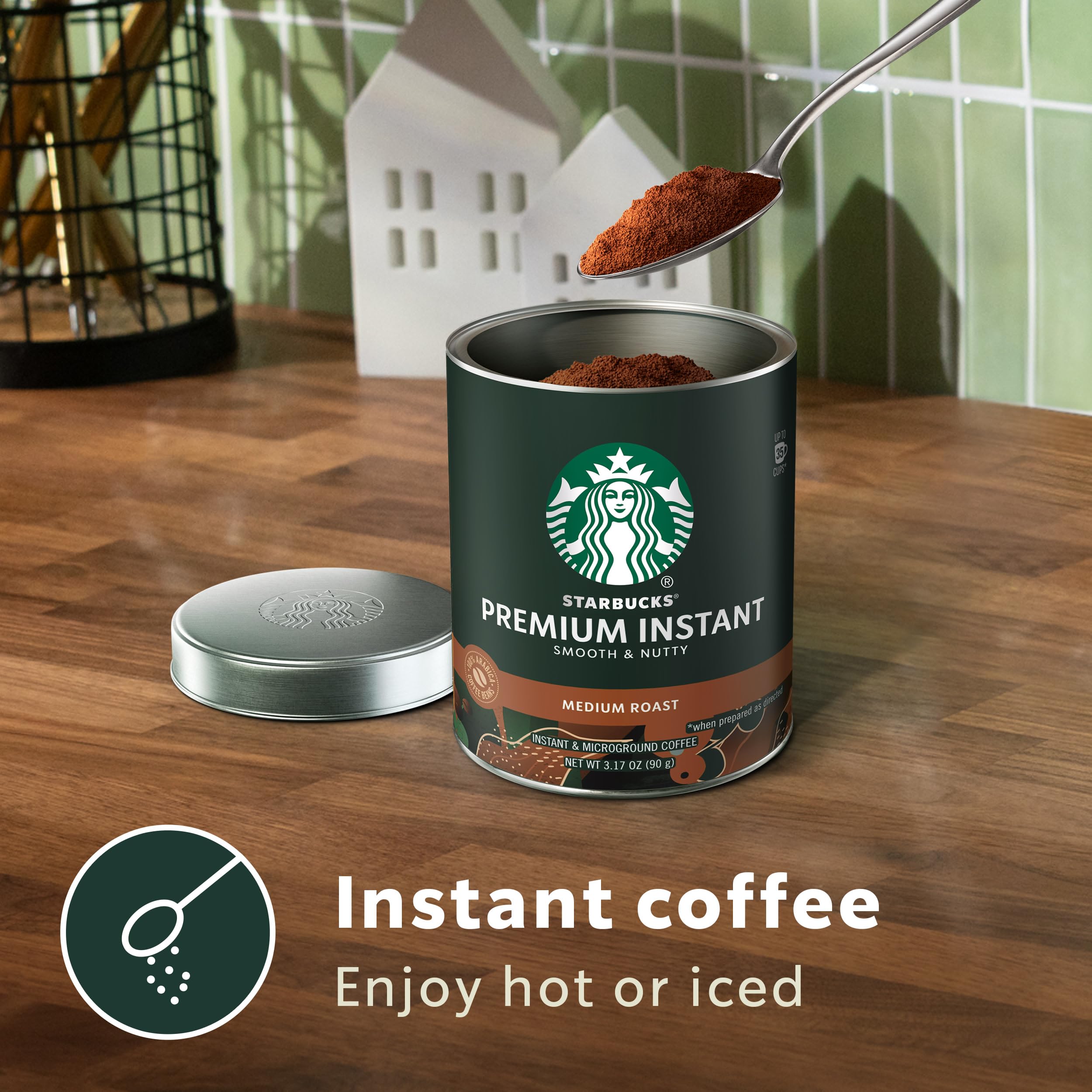 Stirred into hot water for a smooth, café-style cup at home.