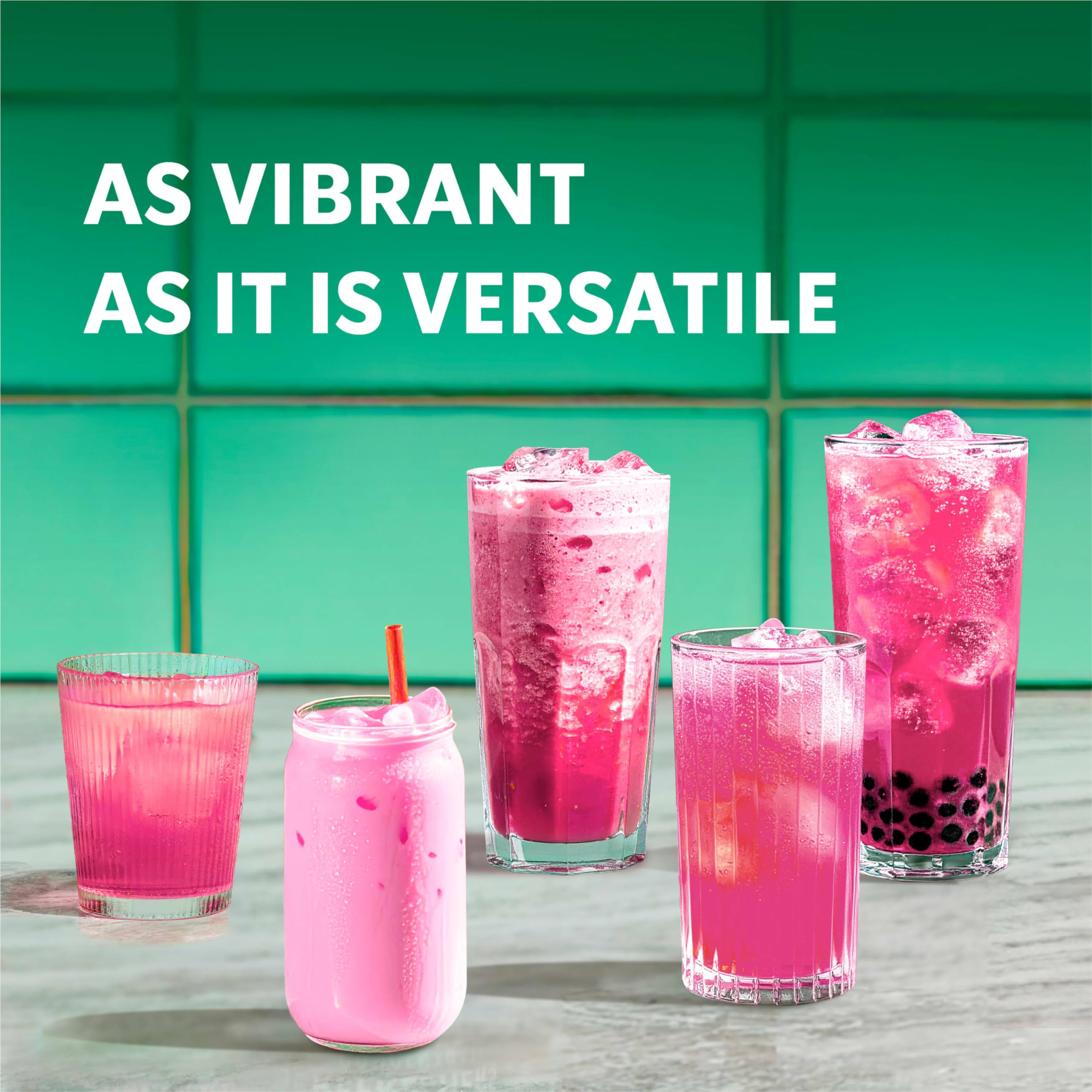 Coconut milk with Starbucks Refreshers concentrate for a creamy dragon-drink inspired beverage.