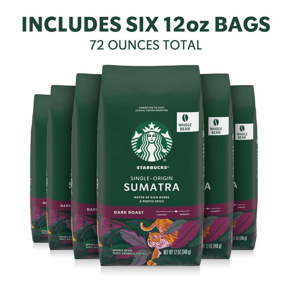 Starbucks Sumatra aroma with earthy notes for rich coffee.