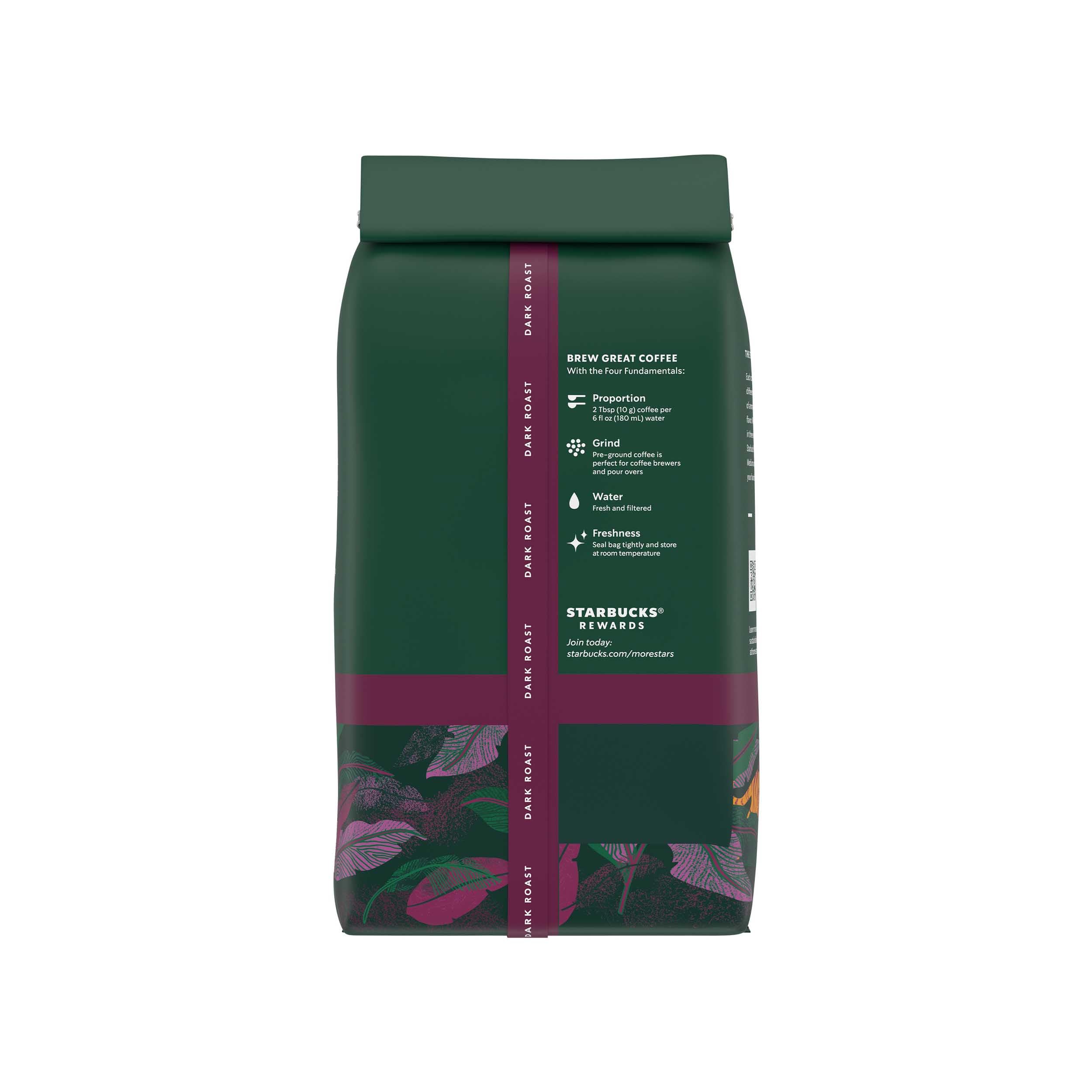 Starbucks Sumatra coffee bag on table, ready for everyday coffee moments.