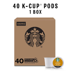 Starbucks Sunsera Blend pods close-up highlights the smooth, lightly roasted profile.
