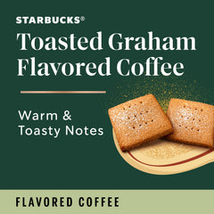 Starbucks Toasted Graham K-Cup pods close-up of the K-Cup capsule.
