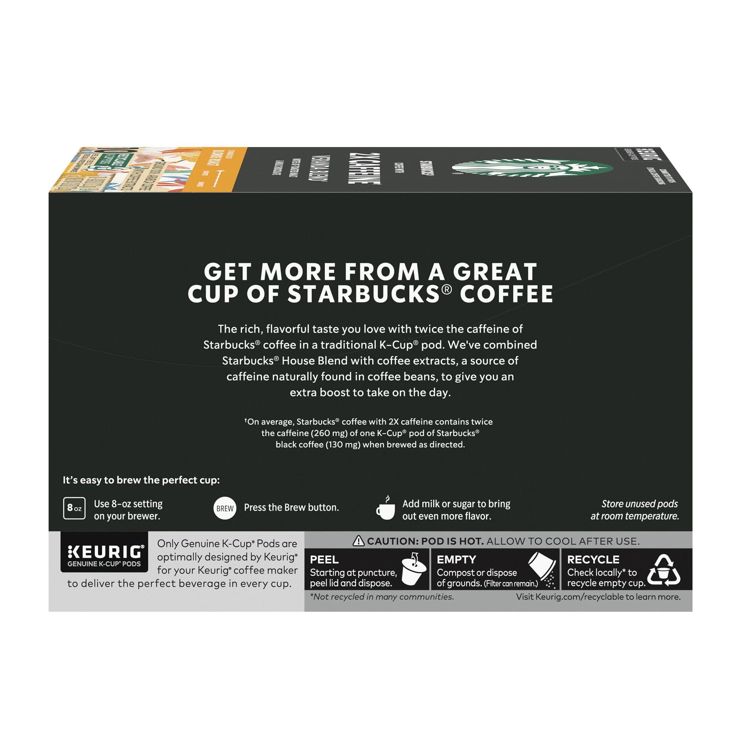 Starbucks Veranda Blend brand cup emphasizes café quality at home.