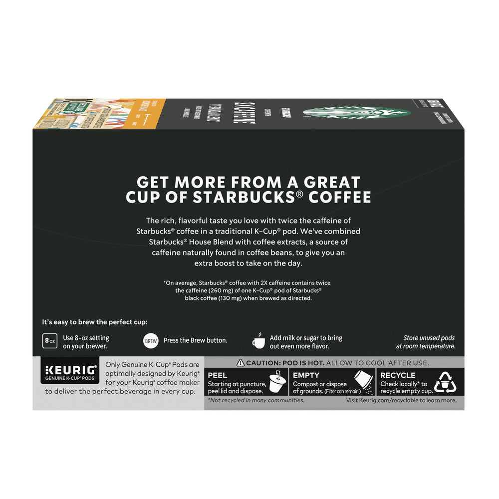 Starbucks Veranda Blend brand cup emphasizes café quality at home.