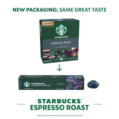 Starbucks Vertuo cup shows bold 1.35 oz espresso produced with these pods.