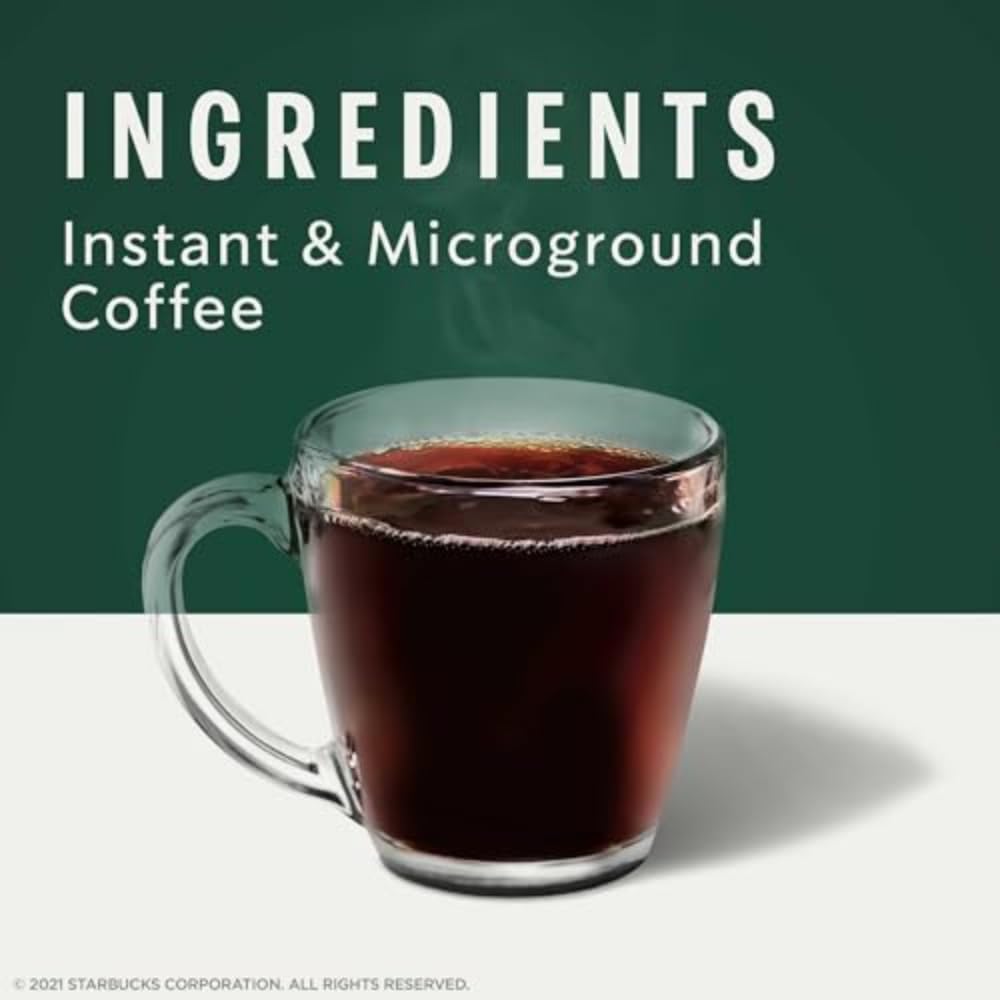 Notes of dark cocoa on Starbucks VIA Italian Roast label.