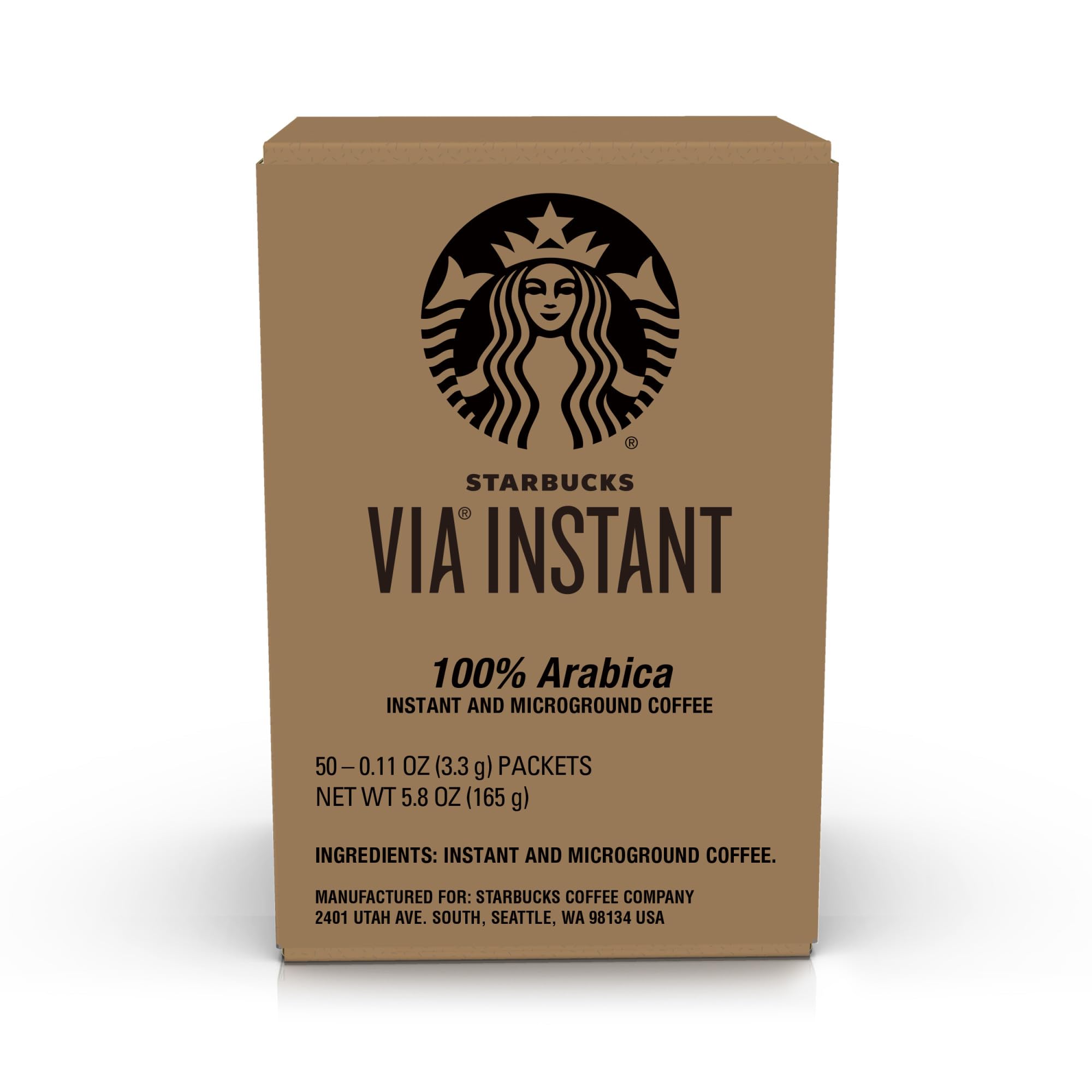 Ready-to-brew moment with Starbucks VIA Veranda Blend packets.
