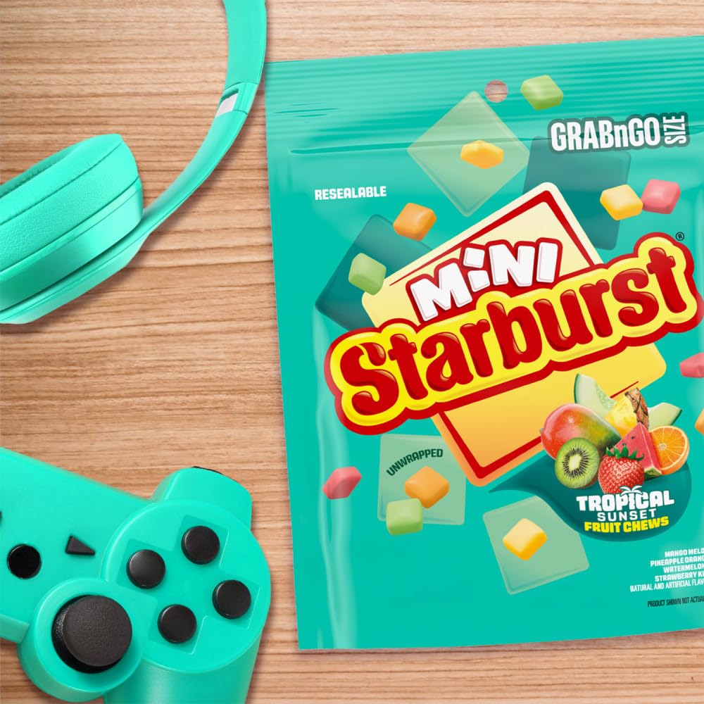 Starburst Minis Tropical Sunset perfect for a movie night snack tray
