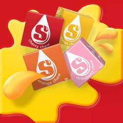 Starburst Original Orange Square, vivid citrus taste for lunchboxes.