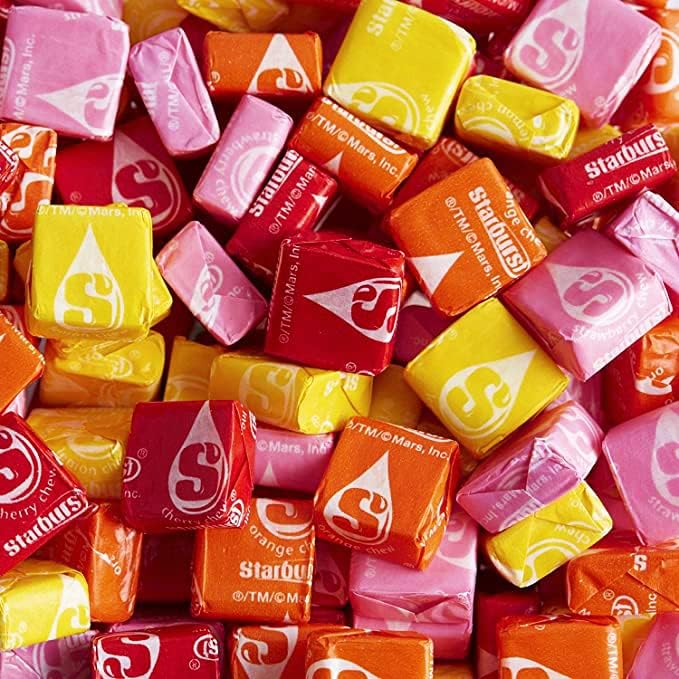 Starburst Original Two-Pound Bag, convenient share-friendly packaging for pantries.