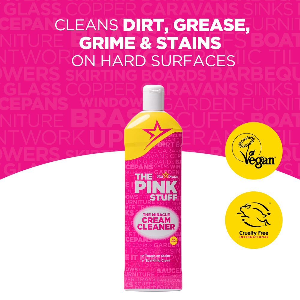 Stardrops The Pink Stuff ceramic surfaces stay safe and sparkling