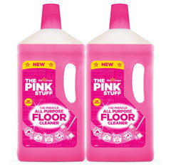 Stardrops Pink Stuff floor cleaner bottle front, powerful cleaning for tough grime.