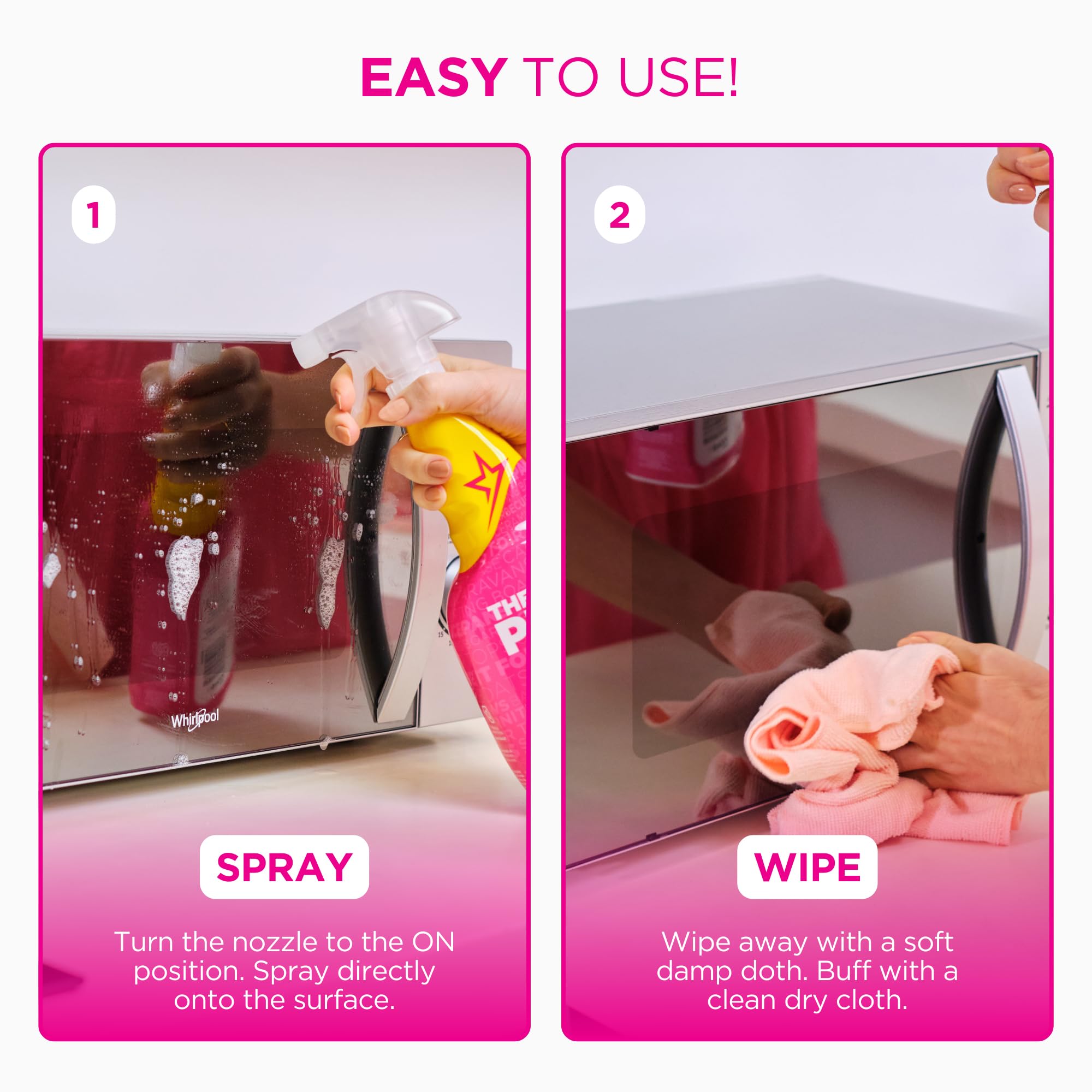 Stardrops Pink Stuff final sparkle on floors and appliances.