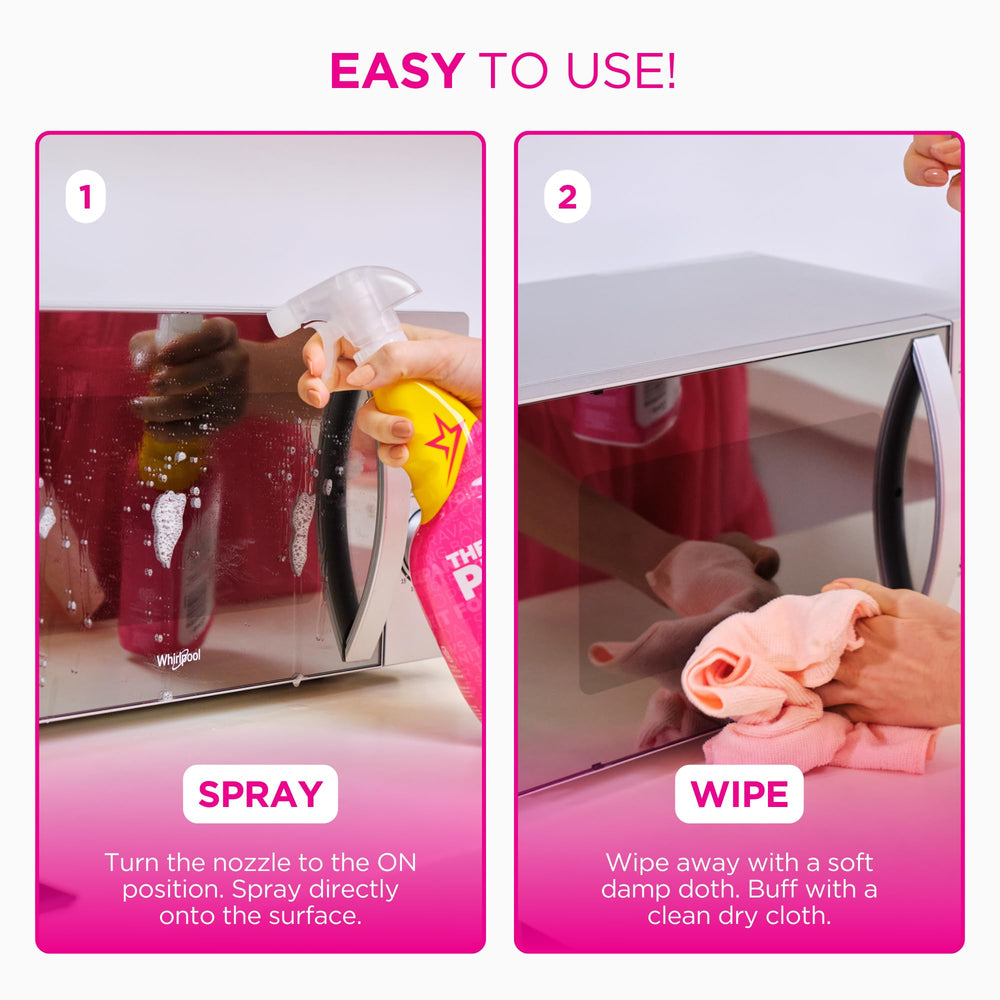 Stardrops Pink Stuff final sparkle on floors and appliances.