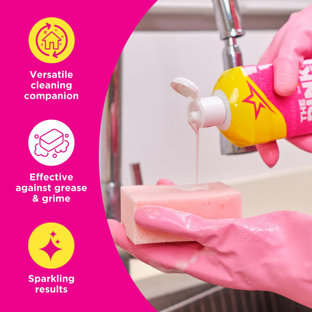 Stardrops The Pink Stuff stainless steel stays streak-free and polished