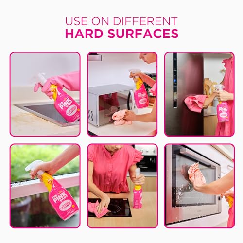 Stardrops Pink Stuff surface-cleaning shows broad surface compatibility.
